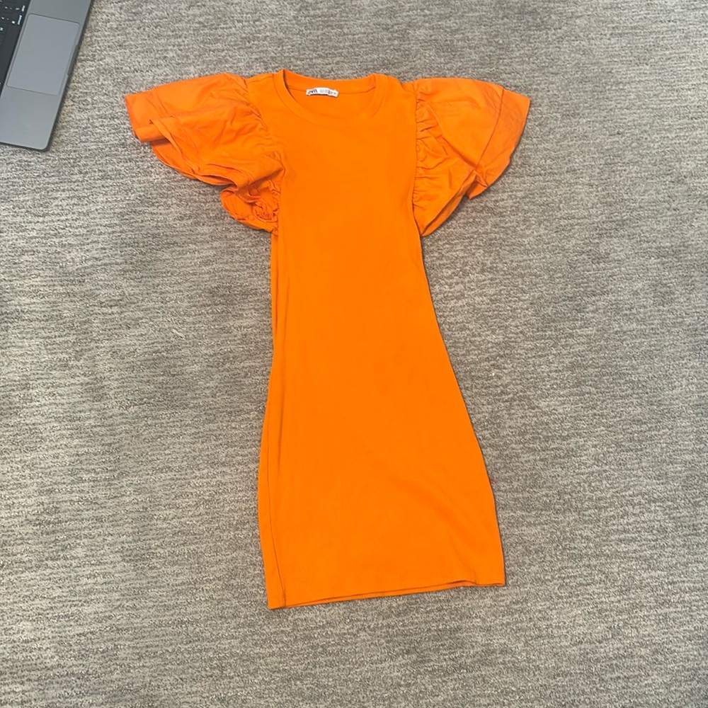 Orange Zara Mini dress